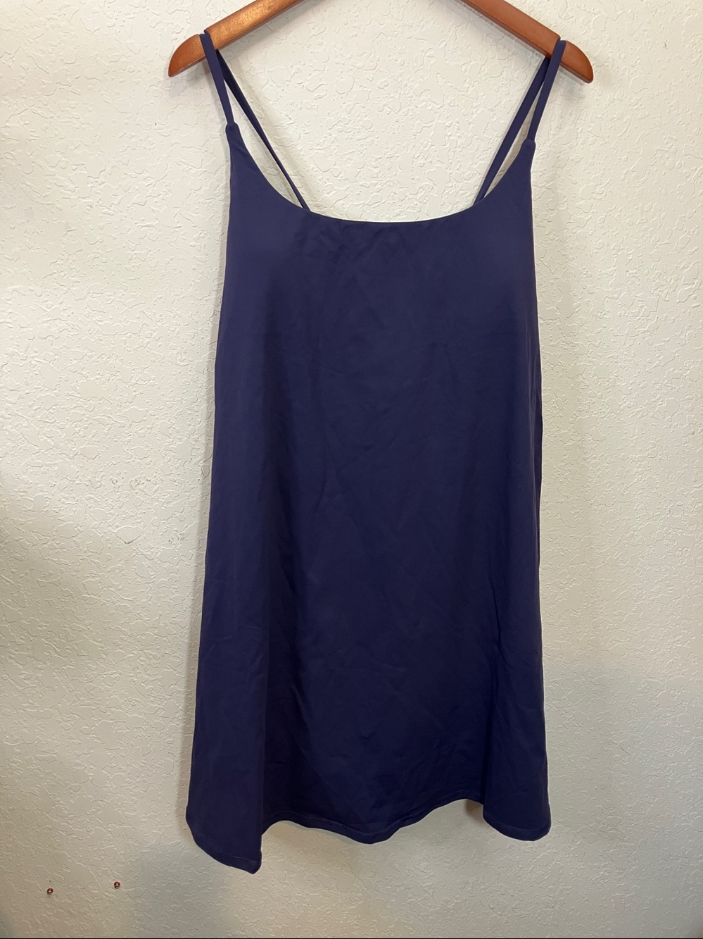 Halara Navy Active Dress with bike shorts under